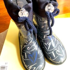 Armani Junior rain boots US9
